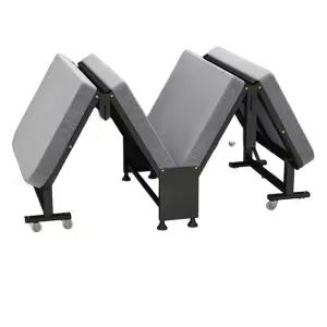 접이식간이침대 공간-60-그레이 일체형 슈퍼 베드 매트리스 싱글