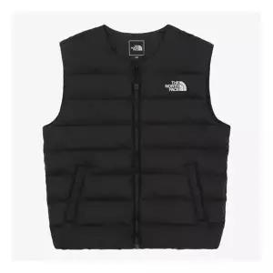 매장정품 노스페이스 키즈 NV3NR01S 블랙 에센셜 패딩 베스트 216270