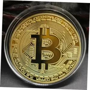 취미 행운 수집 주화 동전 가상화폐 비트 코인 희귀동전 비트코인 기념 주화 골드코인 옛날지폐