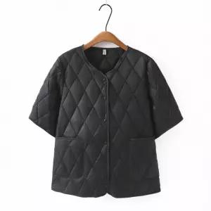 경량반팔패딩 여성반팔 조끼 가벼운