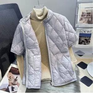 할머니조끼 퀼팅 반팔패딩 누빔 간호사 경량 직템