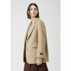 [CC콜렉트](강남점)알파카 블렌드 테일러드 싱글 숏 코트 (C254MSG003C)