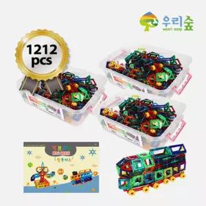 유아 어린이 수학적 사고력발달 자석교구 맥브레인 블록 1212p 사회성발달