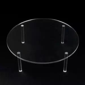 원형 테이블 아크릴 진열대 대형 제품진열대 아크릴진열대 대형진열대 소품진열