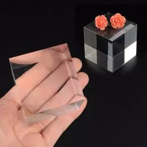 큐브스틱 스테이지 아크릴 진열대 50 큐브아크릴진열대 사각아크릴진열대 제품진열대