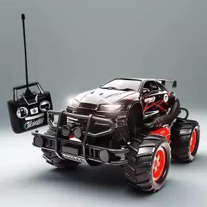 무선 RC카, 블랙 + 레드, 1개 오프로드카 장난감 어린이 선물