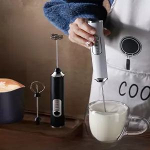 전동 거품기 핸드휘핑기 제빵용 USB 충전 머랭 크리머