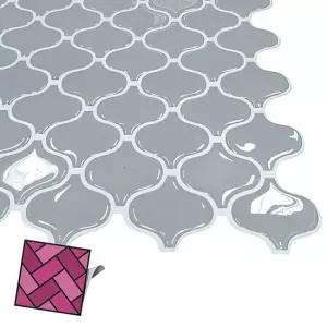 붙이는타일 접착식 시트지 다마스크 스티커 타일 509 욕실 DIY 셀프 벽지 거실 데코타일