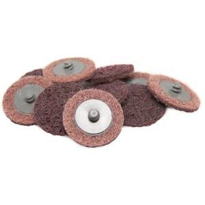 드릴 및 빠르게 페인트 표면 교체 그라인더 나일론 디스크 앤 샌딩 스트 디스크, 연마재 벤치마크 금속 - 제거, 컨디셔닝 다이 2인치 (25팩)(중)