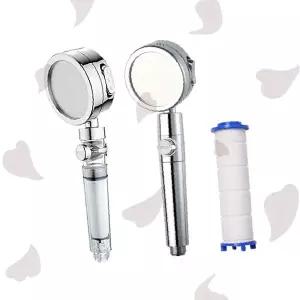 녹물 제거 필터 내장 각도 조절 수압 상승 샤워 헤드 욕실 샤워기 교체 부품 필터