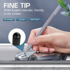 3pcs 오리지널 펜 팁 스타일러스 스크래치 없음 펜 팁 교체 키트 Microsoft Surface Pro 7/6/5/4/Book/Studio/Go 용 HB 2H