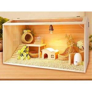 병아리 육추기 메추리 브래킷 사육 미니집 새장 50X30X30 햄스터 번식