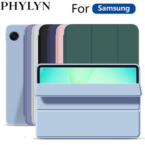 삼성 A11/A9/A11+/A7 Lite/A8/A9+/S6 Lite/S7/S8/S9/S9 FE/S10/S10 FE/S10 Lite용 케이스, 트라이폴드 태블릿 케이스 자동 깨우기/잠자기 기능
