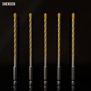 돌가공 석공예 1/4 인치육각 생크 160mm 텅스텐 카바이드 드릴 비트 5/6/8/10/12mm 벽돌 콘크리트 세라믹 화강암 타일 돌 나무 플라스틱