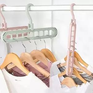 고품질 공간 절약 멀티 행거 옷걸이 가로세로 조절형 수납 치마걸이 각도조절옷걸이 WFILC44