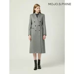 모조에스핀 캐시미어 100 슬림 더블 롱 코트 MG J244MSG4161156163
