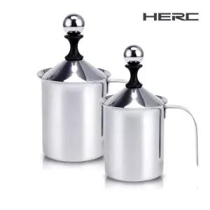 스텐 우유거품기 2중 거품망 반죽기 주방용품 400ml 800ml