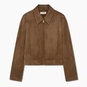 크롭 카라 스웨이드 블루종 점퍼(SS)