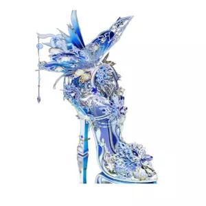 메탈퍼즐 취미 고난도 크리스탈퍼즐 메탈구두 모형키트 금속 크리스탈금속 3D입체퍼즐 DIY