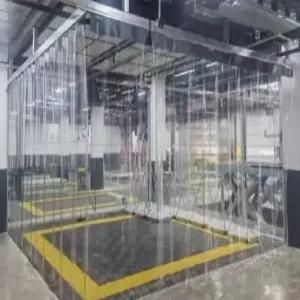 방풍 비닐 출입문 외풍차단 사이즈문의 두꺼운 방풍막 방한 커튼 매장 차단 차고지 정비소