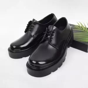 캐주얼 신사화 키높이 털안감 수제화 더비 통굽-WFIN0TM