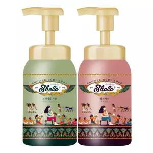 무궁화 샤워때비누 프리미엄 버블 보태니컬600ml 1개+엠프레스600ml 1개