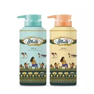 샤워때비누 사해소금900ml 1개+화산송이900ml 1개