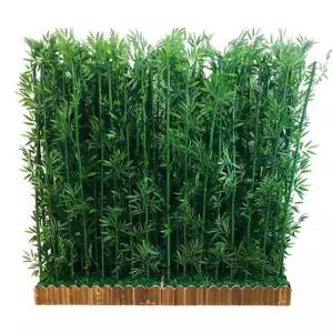 대나무 조화 화분 가림막 대형 파티션 식당 2m 테라스
