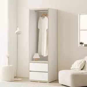 [가구] 레오 빅 키큰 오픈형 서랍 행거장 600