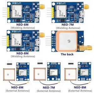 NEO-6M GPS 모듈 마이크로 USB 위성 위치 측정 51 단일 칩 아두이노 STM32 루틴용