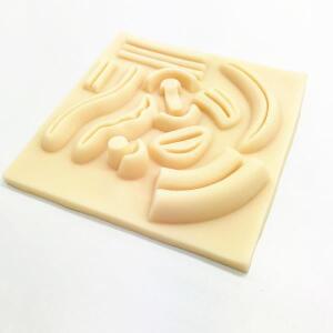 복강경 시뮬레이션 봉합 3D 실리콘 모듈 외과 훈련용 피부 패드 부드럽고 사실적인 교육 시연용