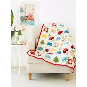 컬러도트 담요 체스 블랭킷 이불 도트 덮개 만들기