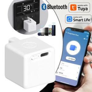 Tuya Bluetooth Smart Fingerbot Plus 고품질 USB 충전 버전 스위치 버튼 푸셔 암 Via Alice Alexa Google