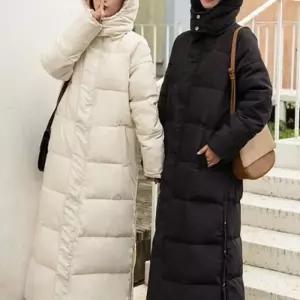 [라일리여성의류] Rly 클래식 모던 롱슬릿 패딩 점퍼 한파대비 겨울 롱