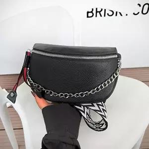 소가죽체인힙색 크로스백-WFIPB23