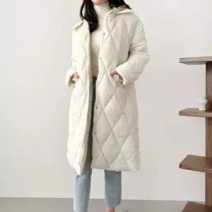 [라일리여성의류] Rly 웰론 다이아 패딩 여자 여성롱패딩 겨울점퍼