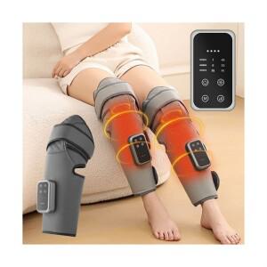 공기압 다리 마사지기 종아리 허벅지 에어백 무선 안마기 온열 3단계조절