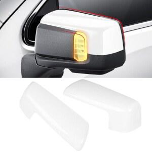 쉐보레 실버라도 1500 GMC 시에라 사이드 미러 커버 2019 2020 2021 2022 2023 2024 2025, 액세서리용 화이트 레프트 및 라이트 뷰 교체용 OWITAT