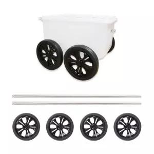 조과통 바퀴 해루질 8 20cm 4p + 스텐봉 2p 세트 조개 잡이 장비