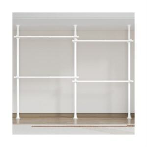 38mm 와이드 4단행거 튼튼한 고정식 옷걸이행거