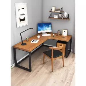 원목 L자형 책상 엘자 서재 ㄱ자형 작업 데스크 ㄴ자형 공부