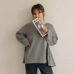 [엘리시아][66-110] 포안 셔링 플레어 니트 티