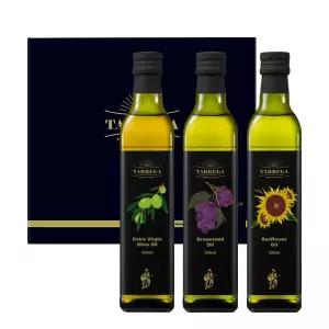 [타레가]오일 500mlx3선물세트(올리브+포도+해바라기)