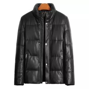 양가죽무스탕 안감 자켓 구스다운 코트 리얼 남성 무스탕 패딩