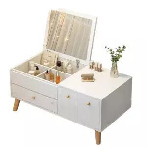 창가형 대용량수납 다다미 화장대 테이블 좌식