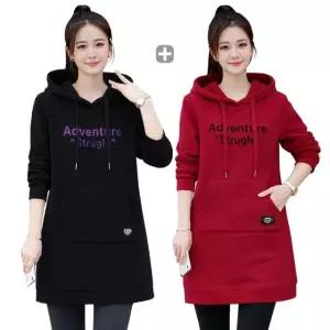 [벨로룩스]에너스 후드 롱 기모티 2종