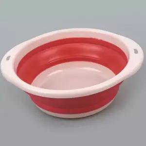 중형 접이식 바스켓 세탁 빨래 정리 수납함 휴대 캠핑 욕실대야