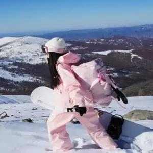 스키복 빅사이즈 여성 스노우보드복 상하의 세트