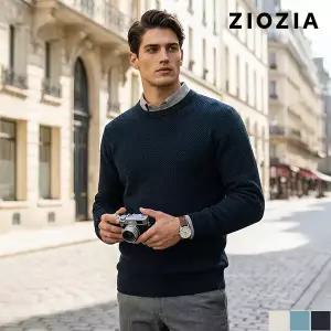 [지오지아] 워셔블 마이크로 패턴 니트 (AEE1ER1102)