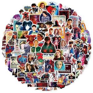 100개 기묘한 이야기 시즌 5 스티커, 성인 청소년 노트북용 쿨 무비 방수 비닐 데칼, 여행용 케이스, 스마트폰, 자전거, 물병, 기타, 컴퓨터, 스케이트보드